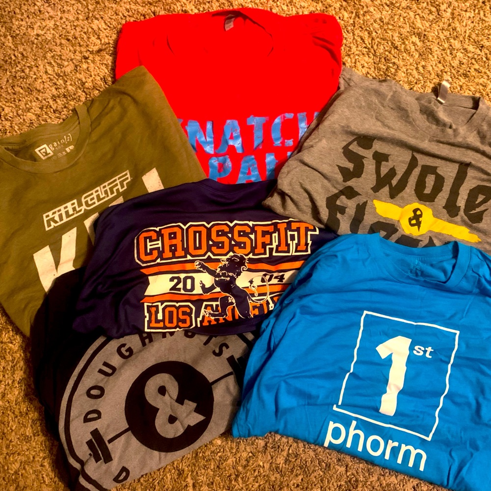 CrossFit shirt lot